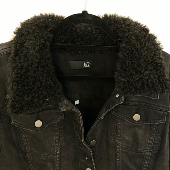 Kut from the Kloth Jackets & Blazers - NEW Kut From The Kloth Faux Collar Denim Jacket
